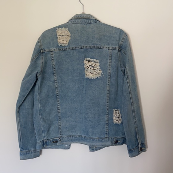 Shein Distressed Denim Jacket. - Picture 2 of 2